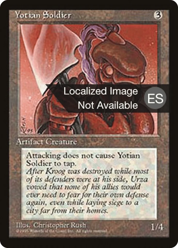 Yotian Soldier · Fourth Edition Foreign Black Border