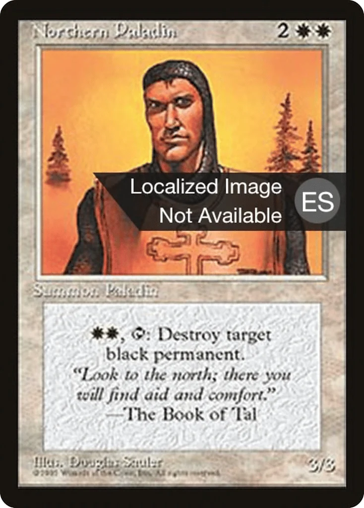 Northern Paladin · Fourth Edition Foreign Black Border