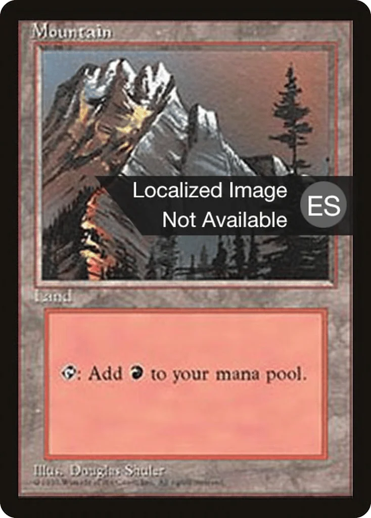 Mountain · Fourth Edition Foreign Black Border