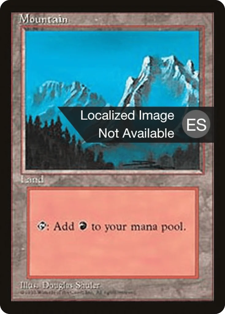 Mountain · Fourth Edition Foreign Black Border
