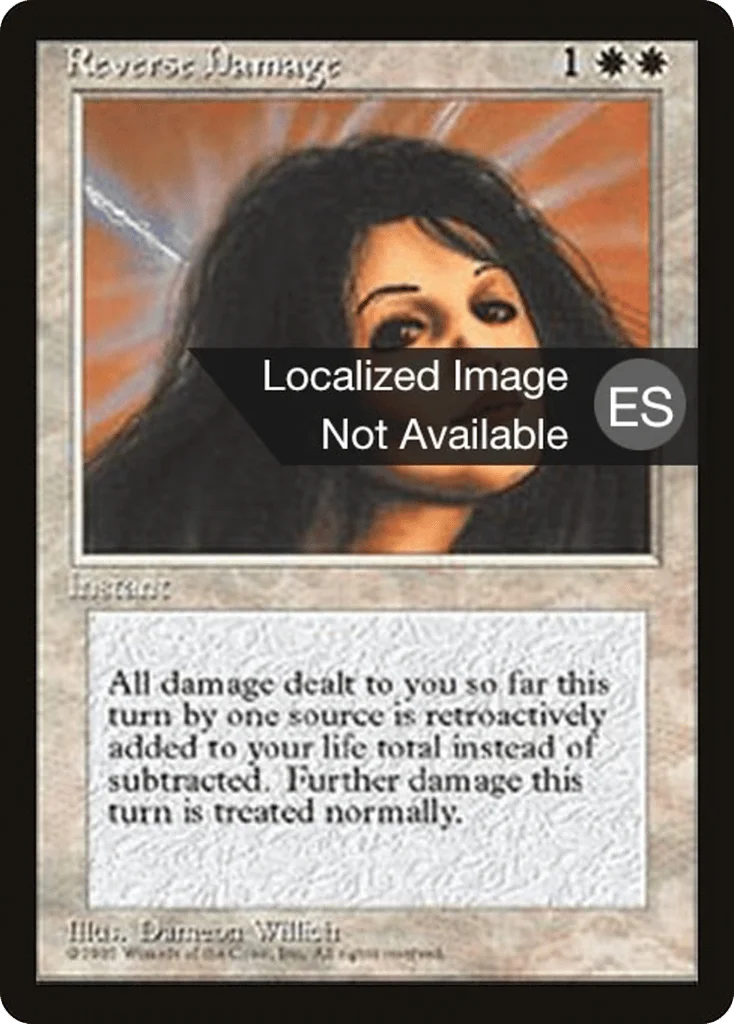 Reverse Damage · Fourth Edition Foreign Black Border