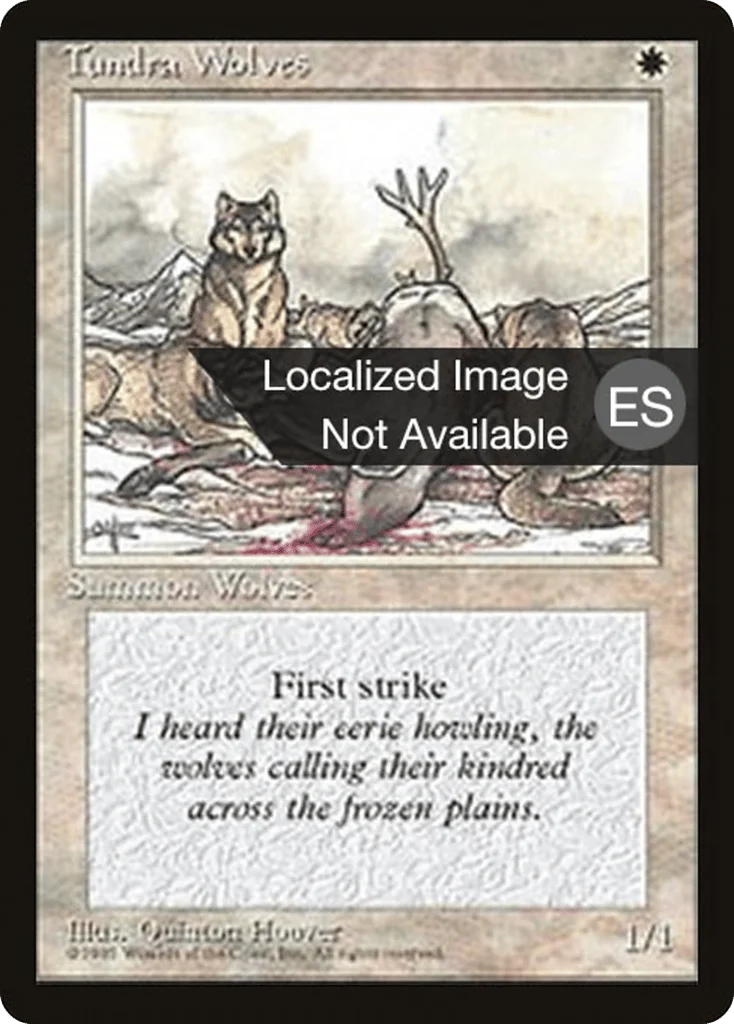 Tundra Wolves · Fourth Edition Foreign Black Border