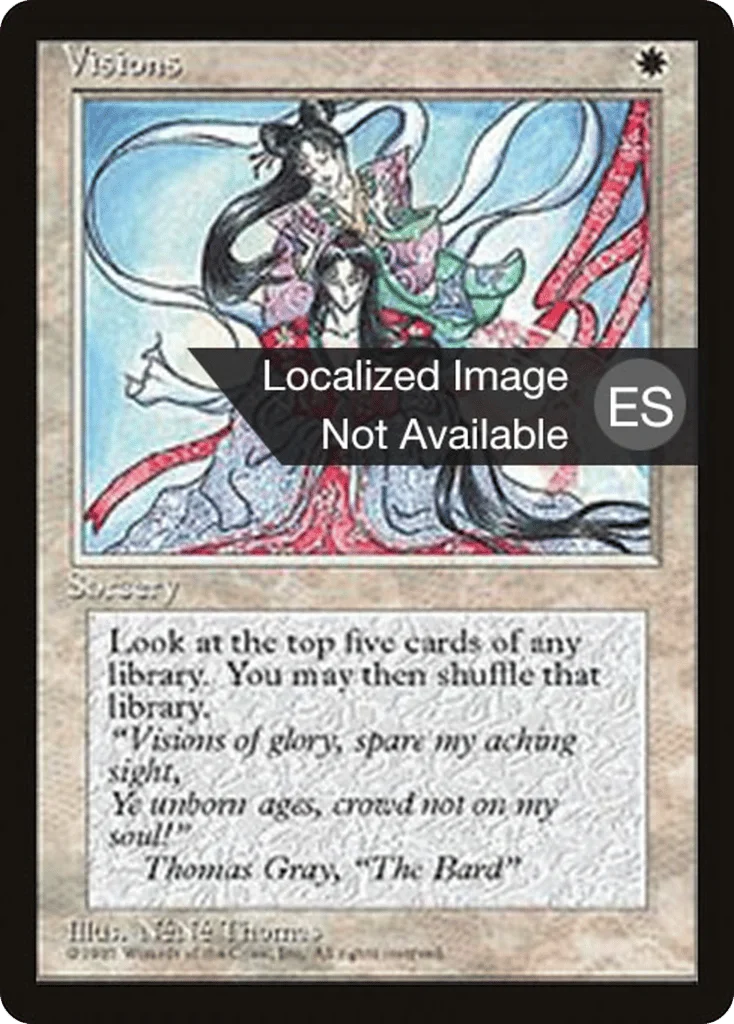 Visions · Fourth Edition Foreign Black Border