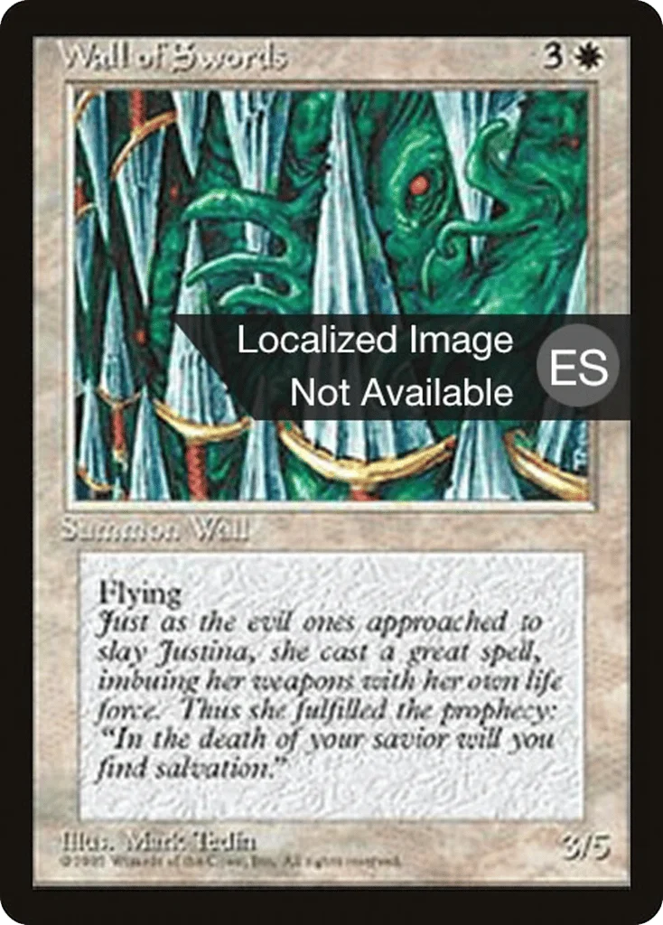 Wall of Swords · Fourth Edition Foreign Black Border