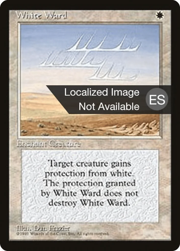 White Ward · Fourth Edition Foreign Black Border