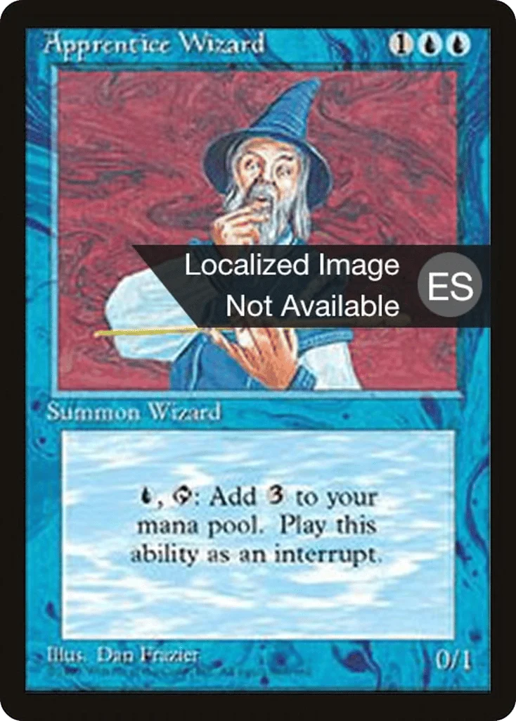 Apprentice Wizard · Fourth Edition Foreign Black Border