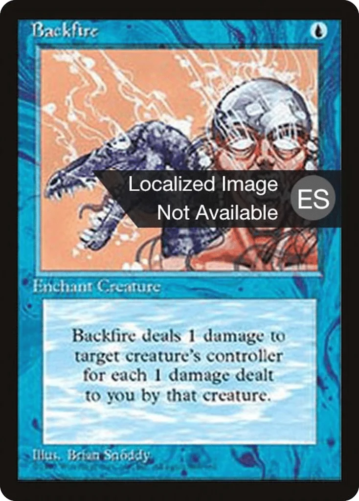 Backfire · Fourth Edition Foreign Black Border