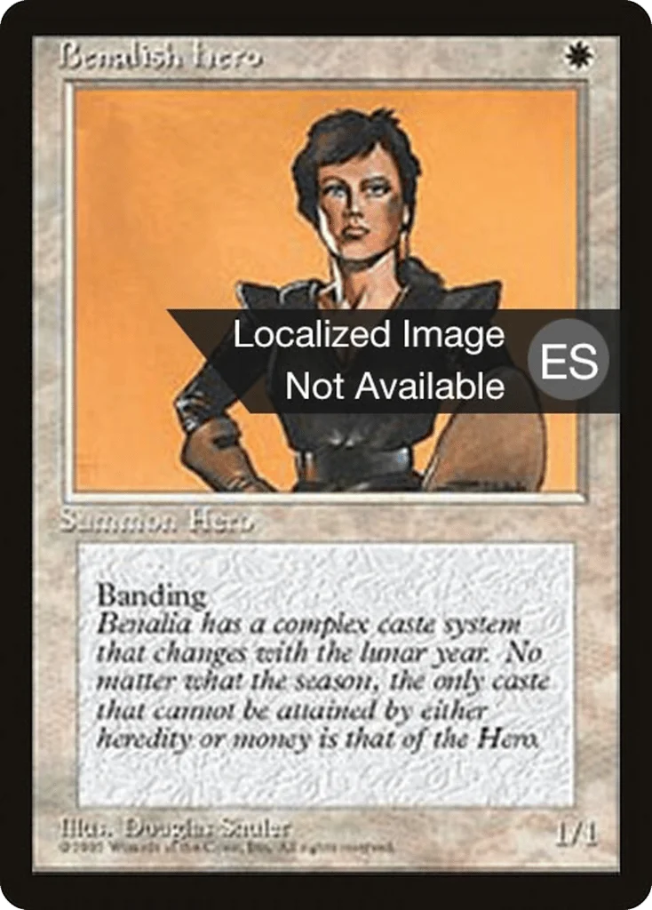 Benalish Hero · Fourth Edition Foreign Black Border