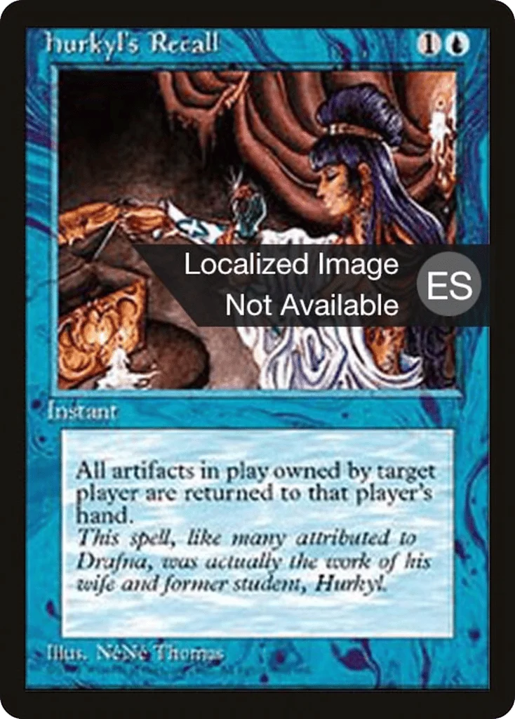 Hurkyl's Recall · Fourth Edition Foreign Black Border