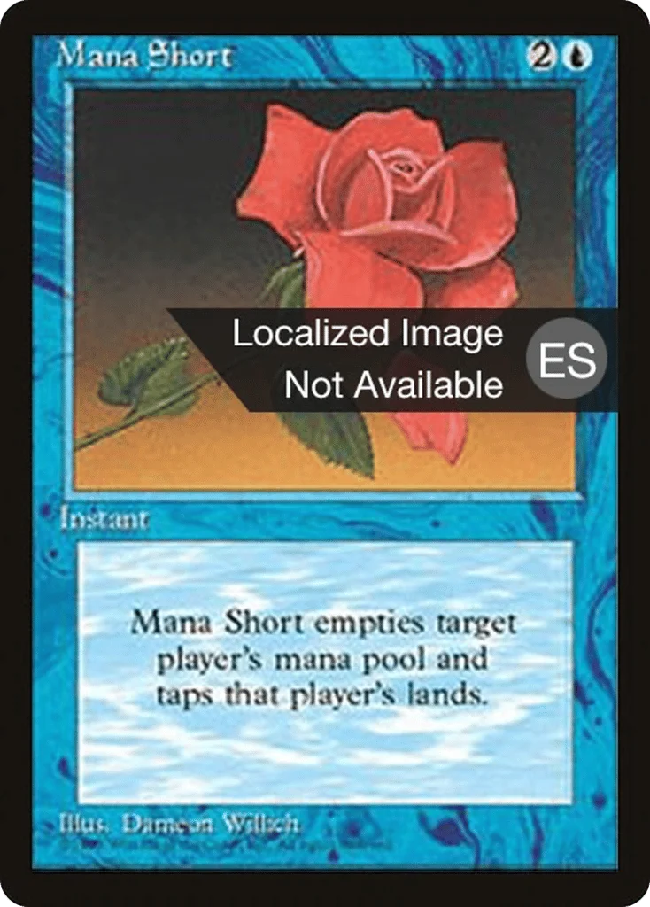 Mana Short · Fourth Edition Foreign Black Border
