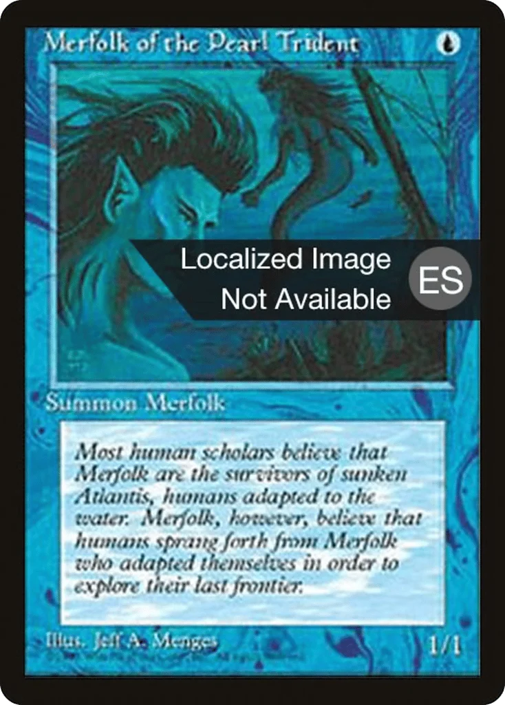 Merfolk of the Pearl Trident · Fourth Edition Foreign Black Border
