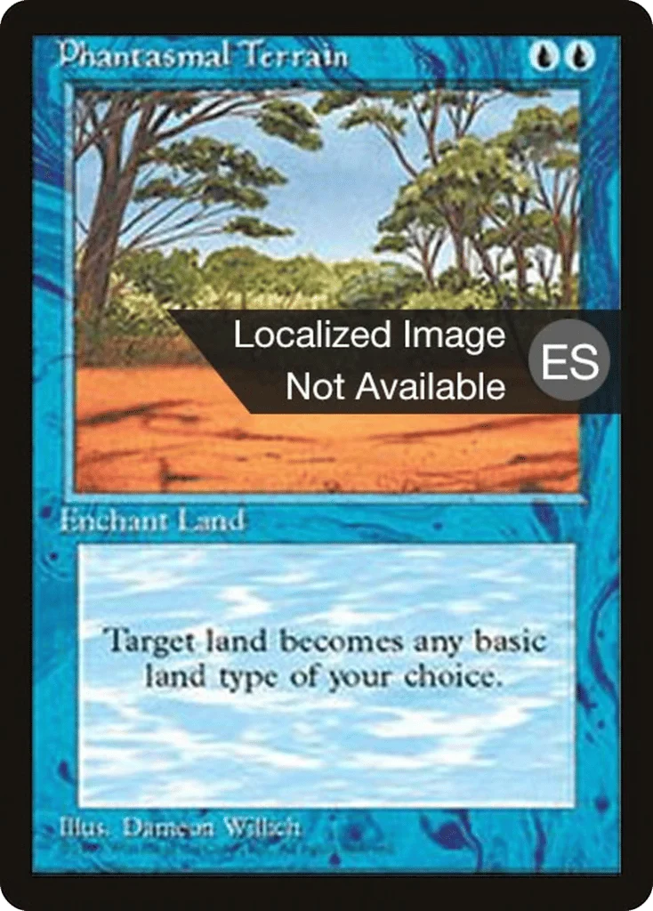 Phantasmal Terrain · Fourth Edition Foreign Black Border