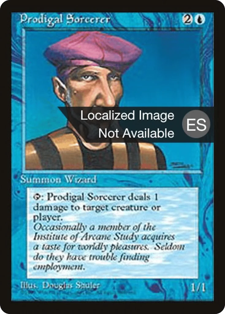 Prodigal Sorcerer · Fourth Edition Foreign Black Border
