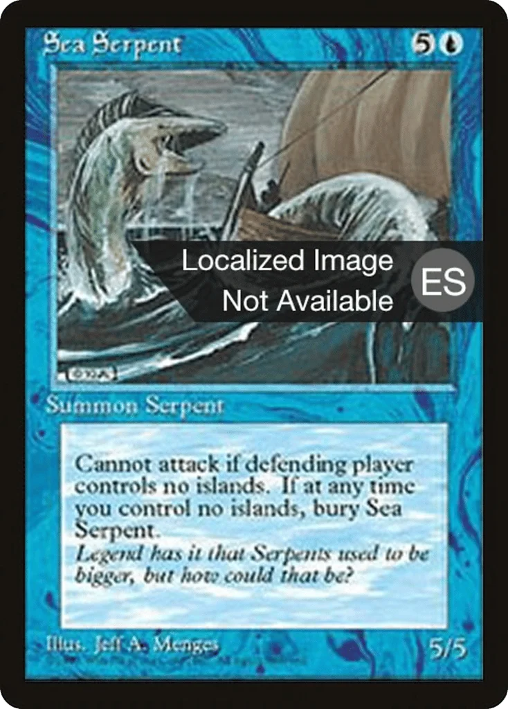 Sea Serpent · Fourth Edition Foreign Black Border