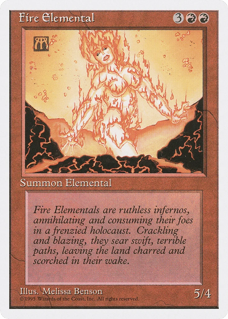 Fire Elemental · Fourth Edition