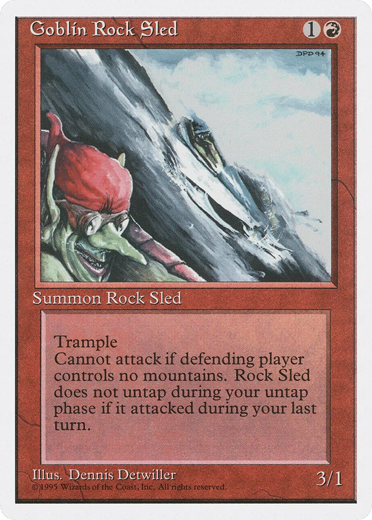 Goblin Rock Sled · Fourth Edition