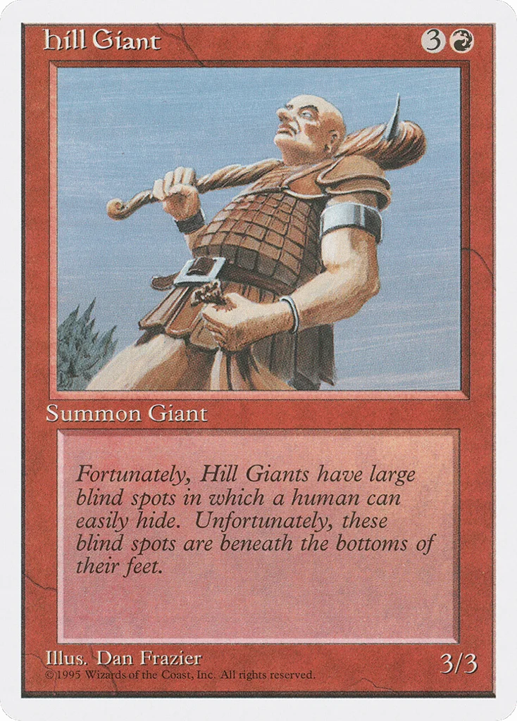 Hill Giant · Fourth Edition