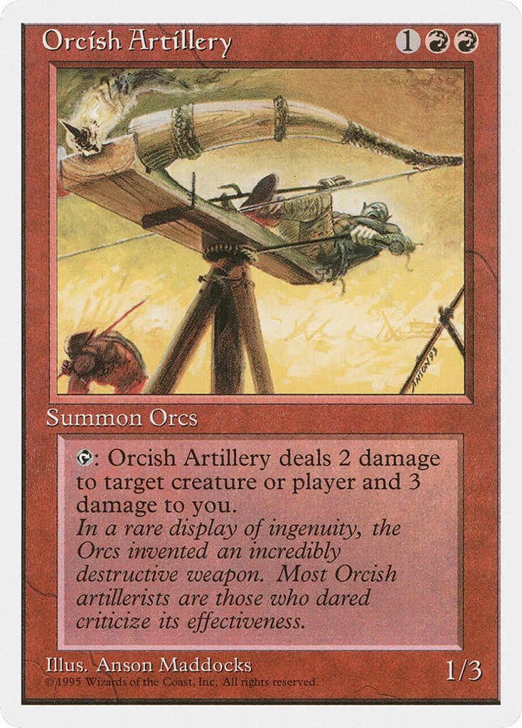 Orcish Artillery · Fourth Edition