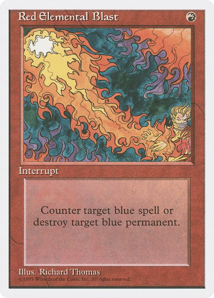Red Elemental Blast · Fourth Edition