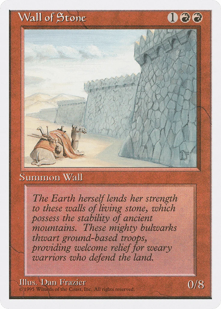 Wall of Stone · Fourth Edition