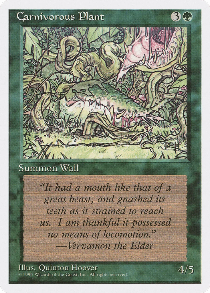 Carnivorous Plant · Fourth Edition