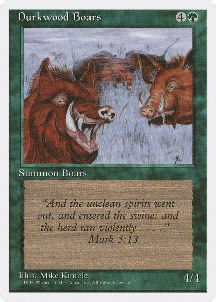 Durkwood Boars · Fourth Edition