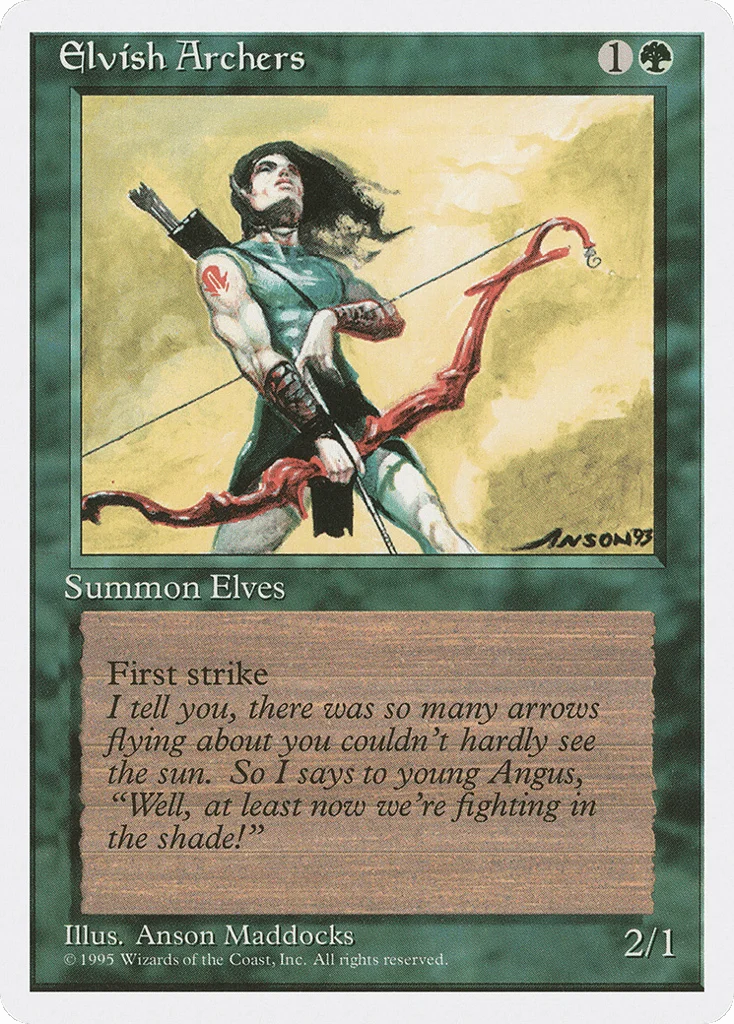 Elvish Archers · Fourth Edition