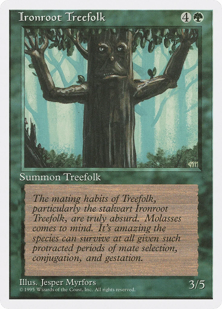 Ironroot Treefolk · Fourth Edition