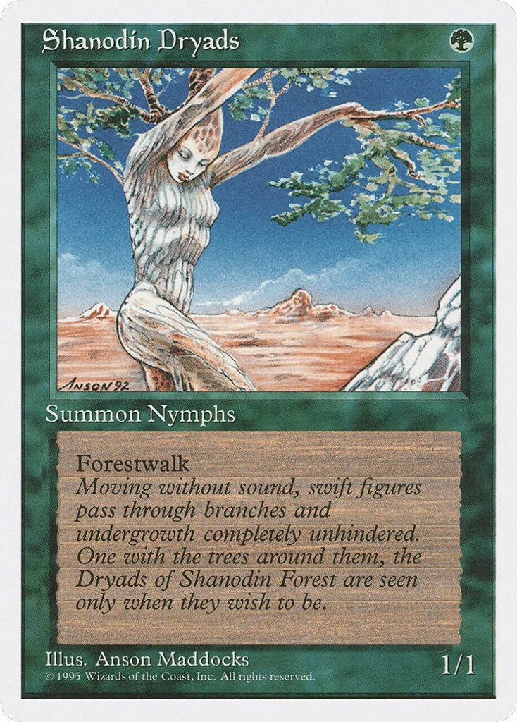 Shanodin Dryads · Fourth Edition