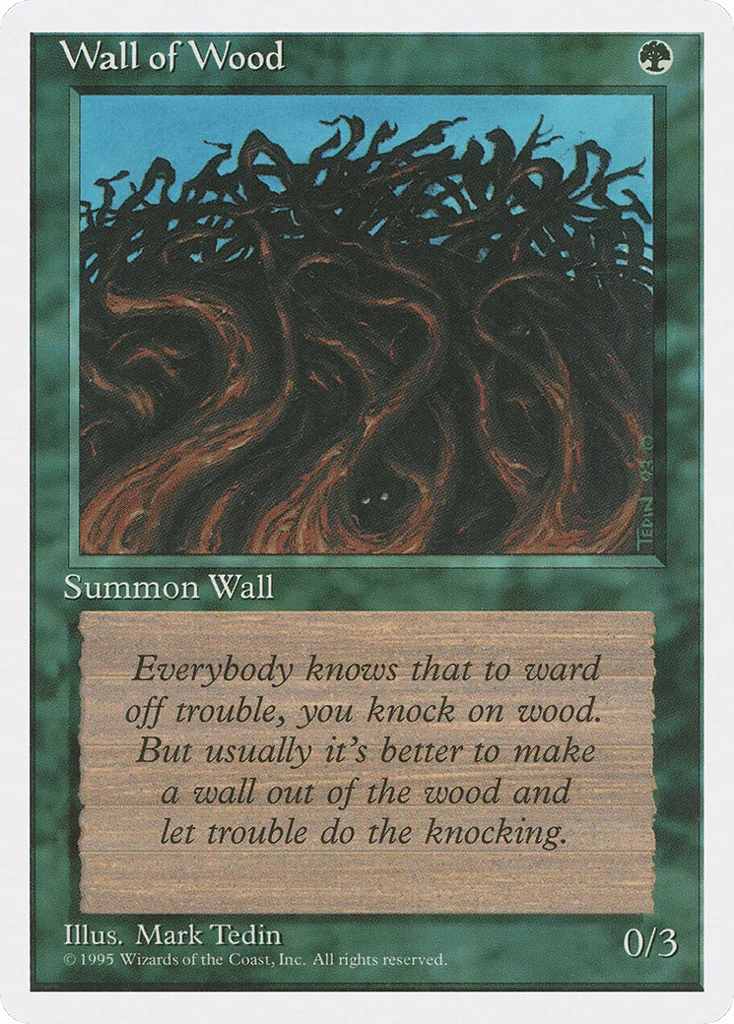 Wall of Wood · Fourth Edition