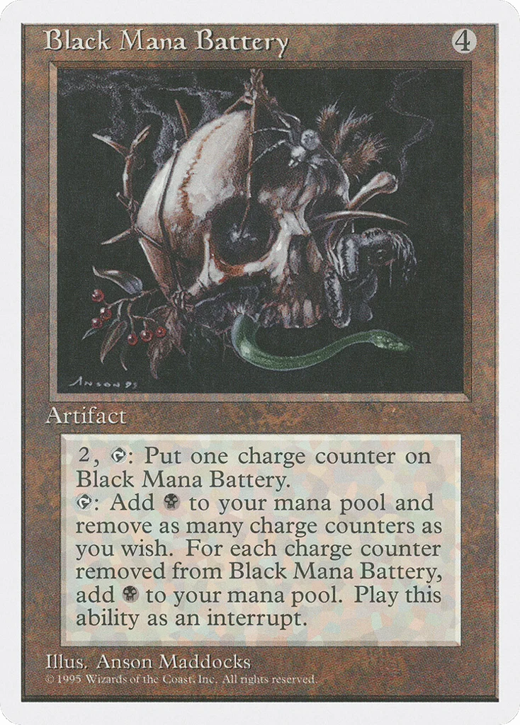 Black Mana Battery · Fourth Edition