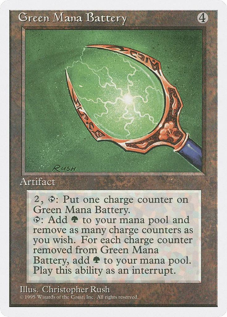 Green Mana Battery · Fourth Edition
