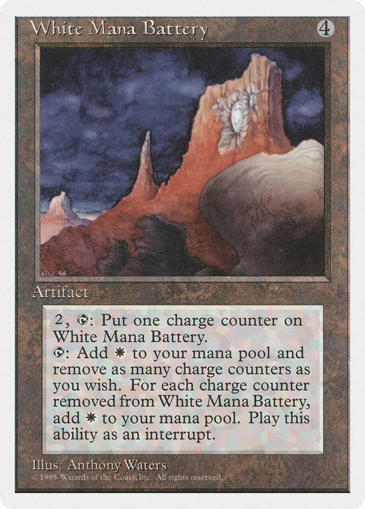 White Mana Battery · Fourth Edition