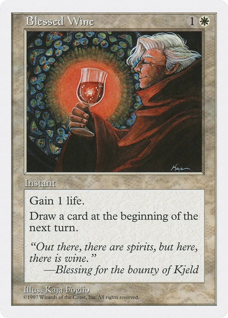 Blessed Wine · Fifth Edition