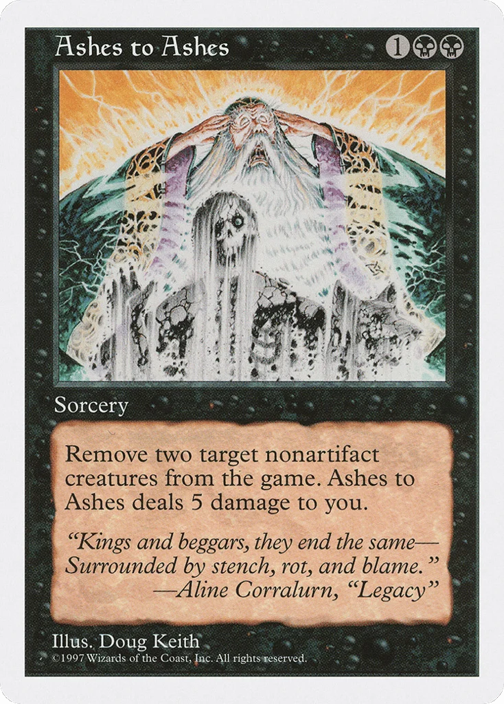 Ashes to Ashes · Fifth Edition