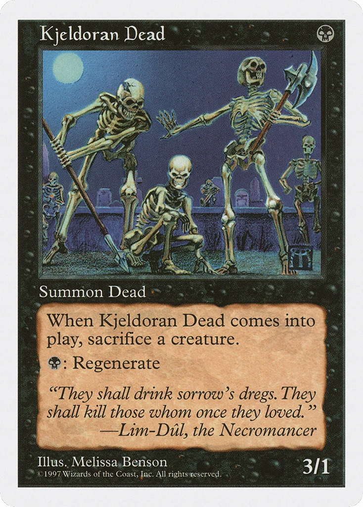Kjeldoran Dead · Fifth Edition