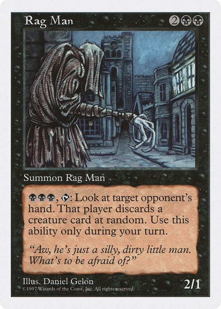 Rag Man · Fifth Edition