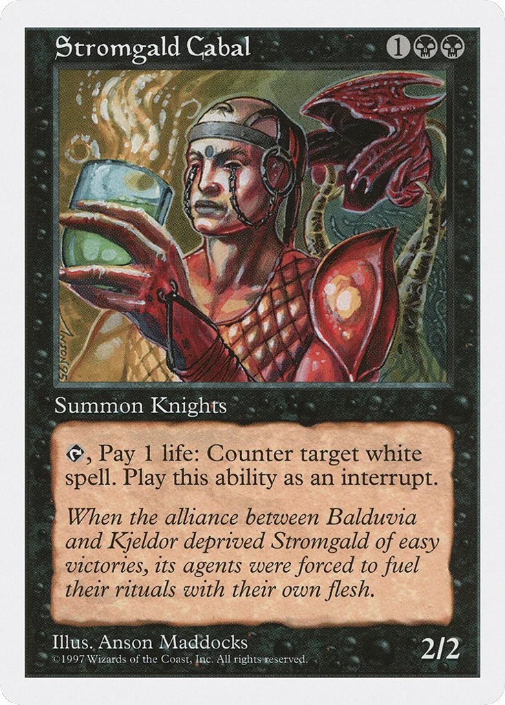 Stromgald Cabal · Fifth Edition