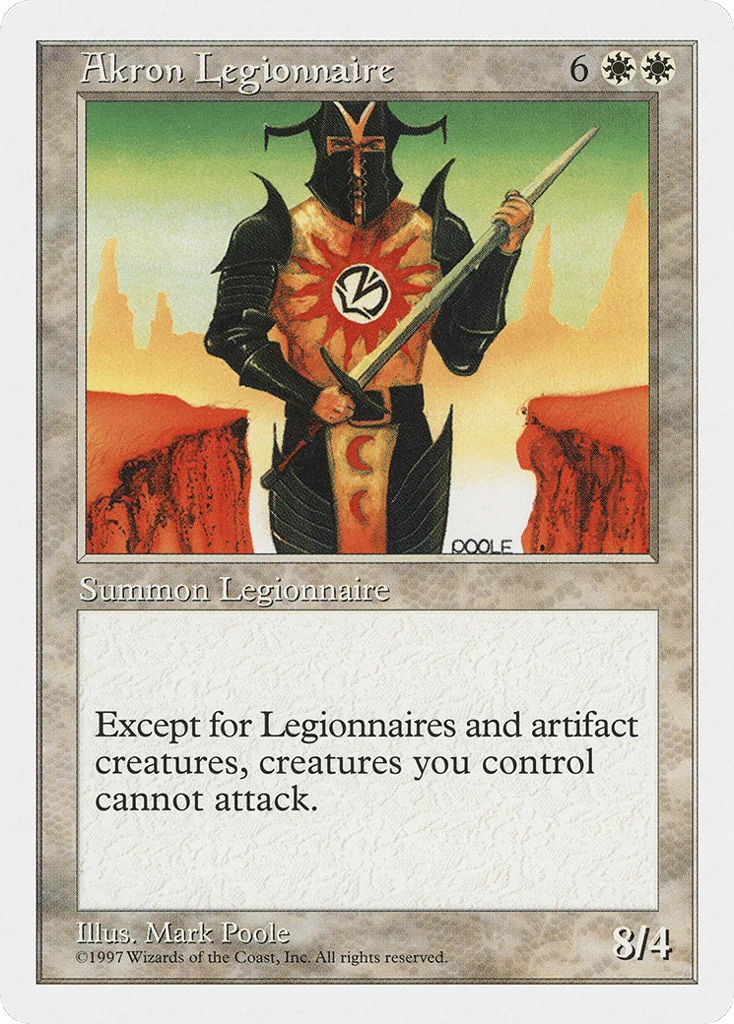Akron Legionnaire · Fifth Edition