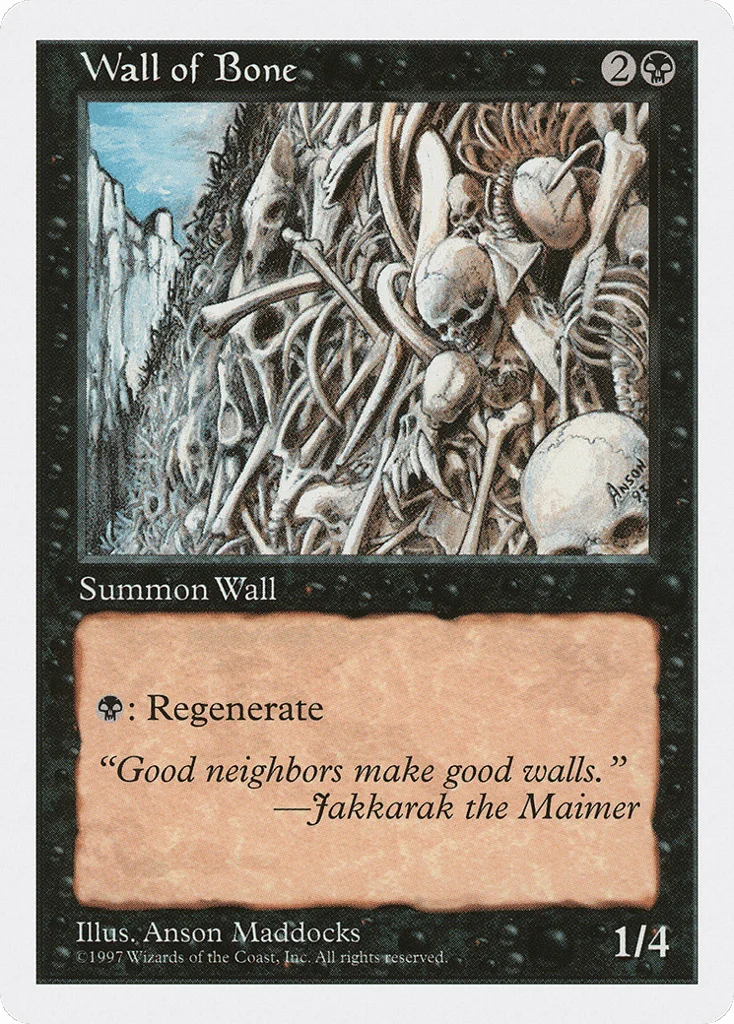 Wall of Bone · Fifth Edition