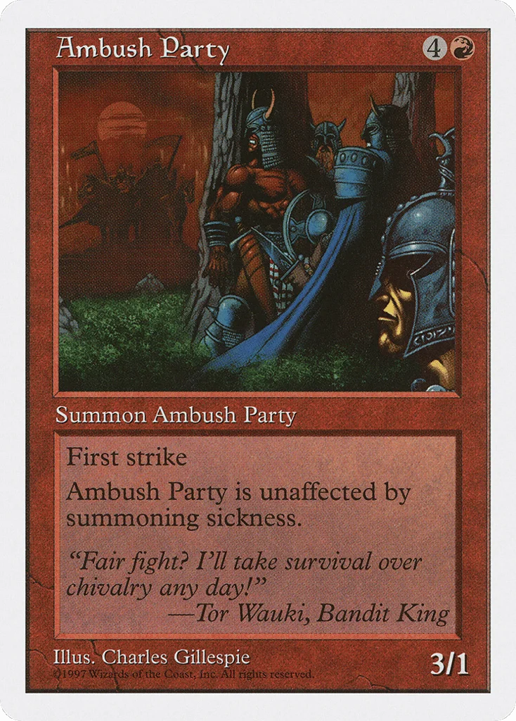Ambush Party · Fifth Edition