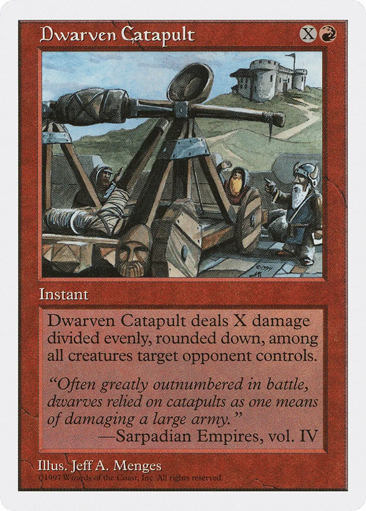 Dwarven Catapult · Fifth Edition
