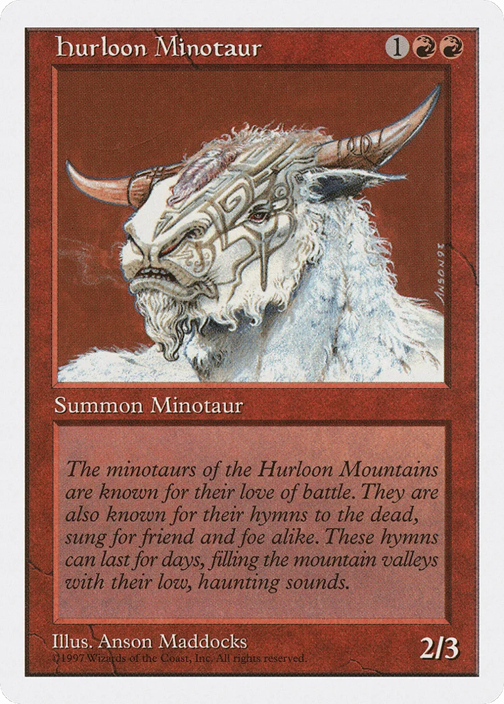 Hurloon Minotaur · Fifth Edition