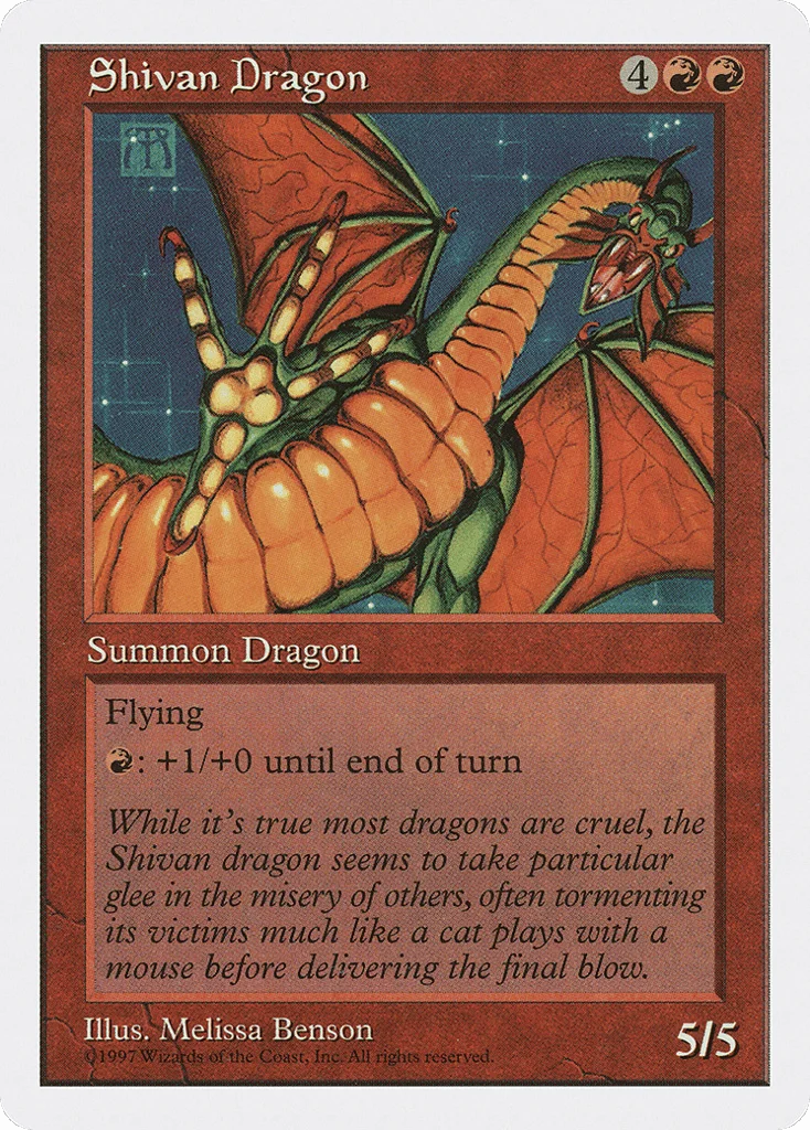 Shivan Dragon · Fifth Edition