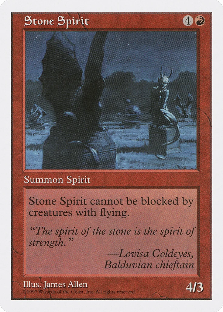 Stone Spirit · Fifth Edition