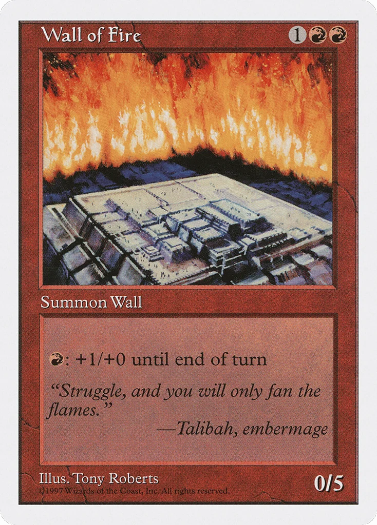 Wall of Fire · Fifth Edition