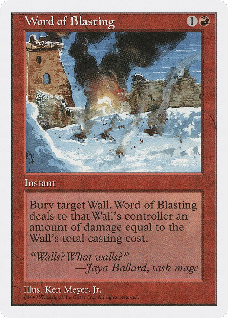Word of Blasting · Fifth Edition