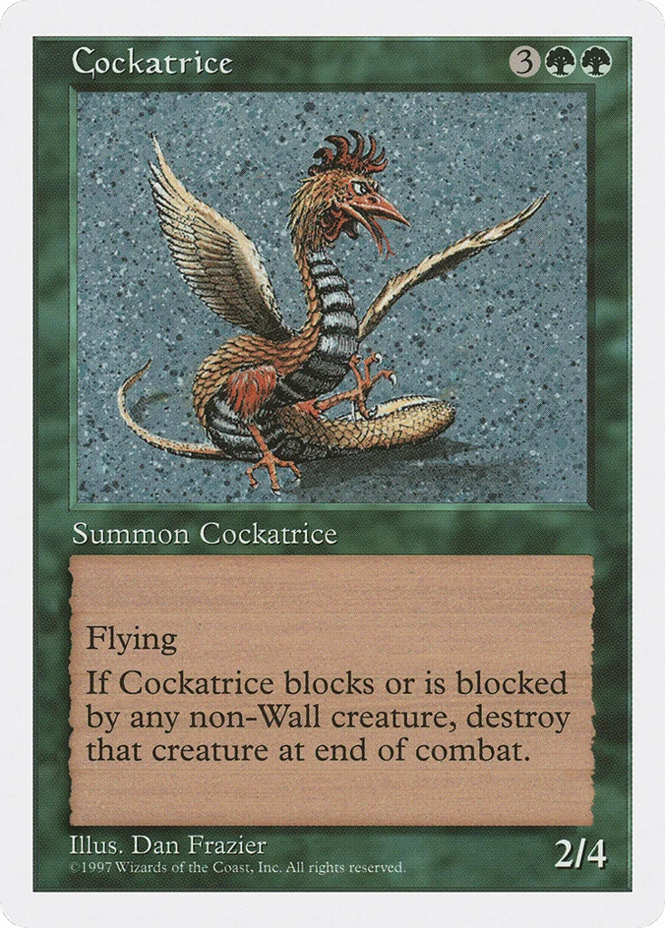 Cockatrice · Fifth Edition