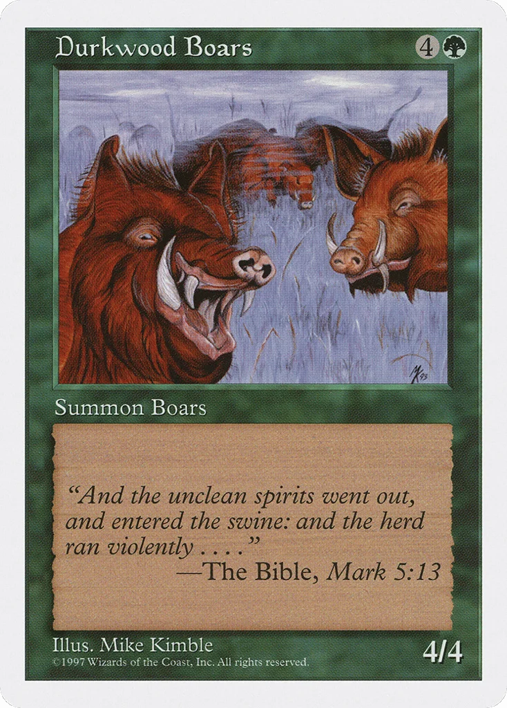 Durkwood Boars · Fifth Edition