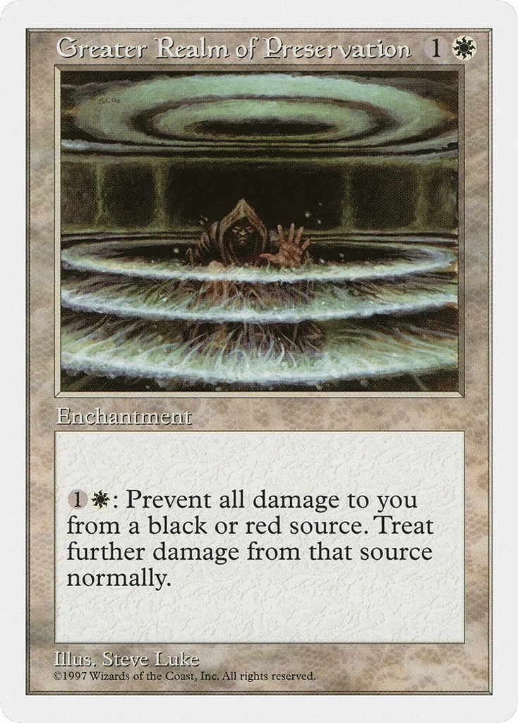 Greater Realm of Preservation · Fifth Edition
